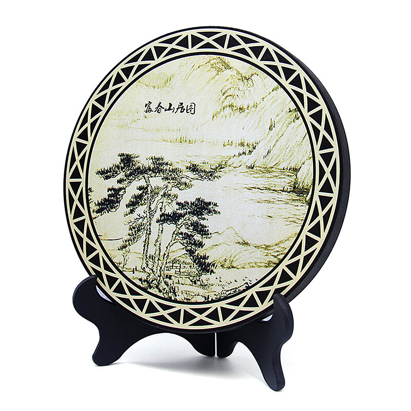 德寶城炭雕擺件 富春山居圖，藝術與環保的完美交融